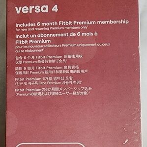 Fitbit Versa 4 Fitness Smart Watch - open box.